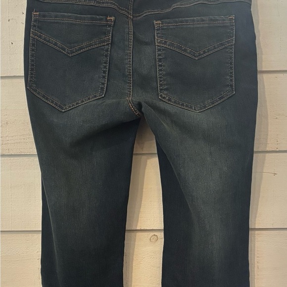 Free People Dark Blue Flare Jeans Pull on denim 27 waist - Picture 10 of 15